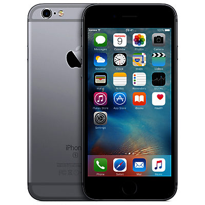 Apple iPhone 6s, iOS, 4.7, 4G LTE, SIM Free, 128GB Space Grey Apple iPhone 6s, iOS, 4.7, 4G LTE, SIM Free, 128GB Space Grey